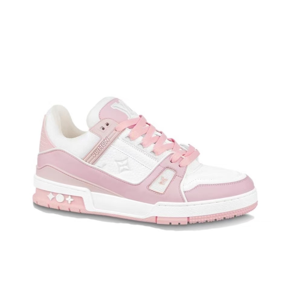 LOUIS VUITTON Trainer White and Pink