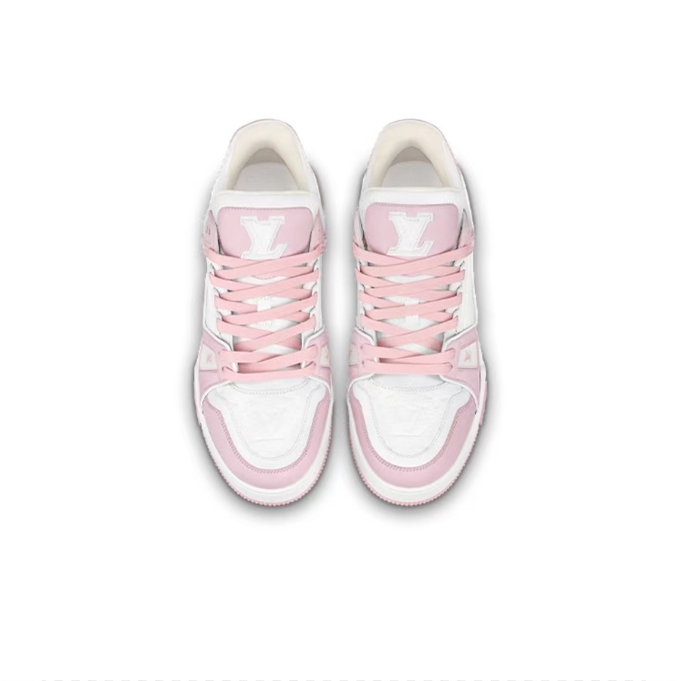 LOUIS VUITTON Trainer White and Pink