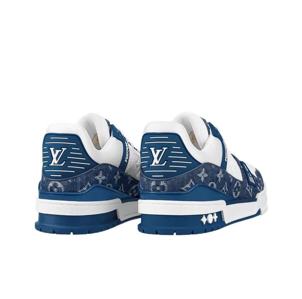 LOUIS VUITTON Trainer Denim Blue