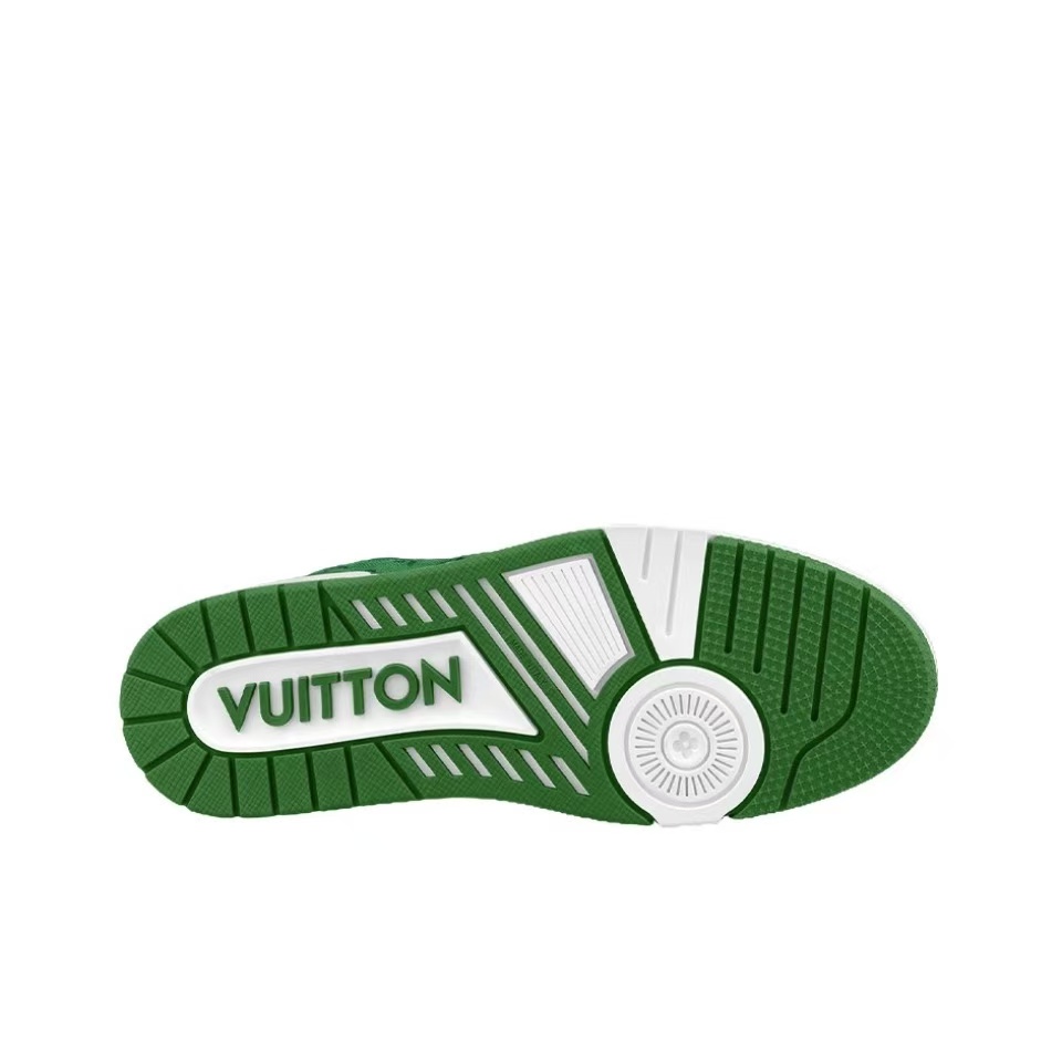 LOUIS VUITTON Trainer Green and White