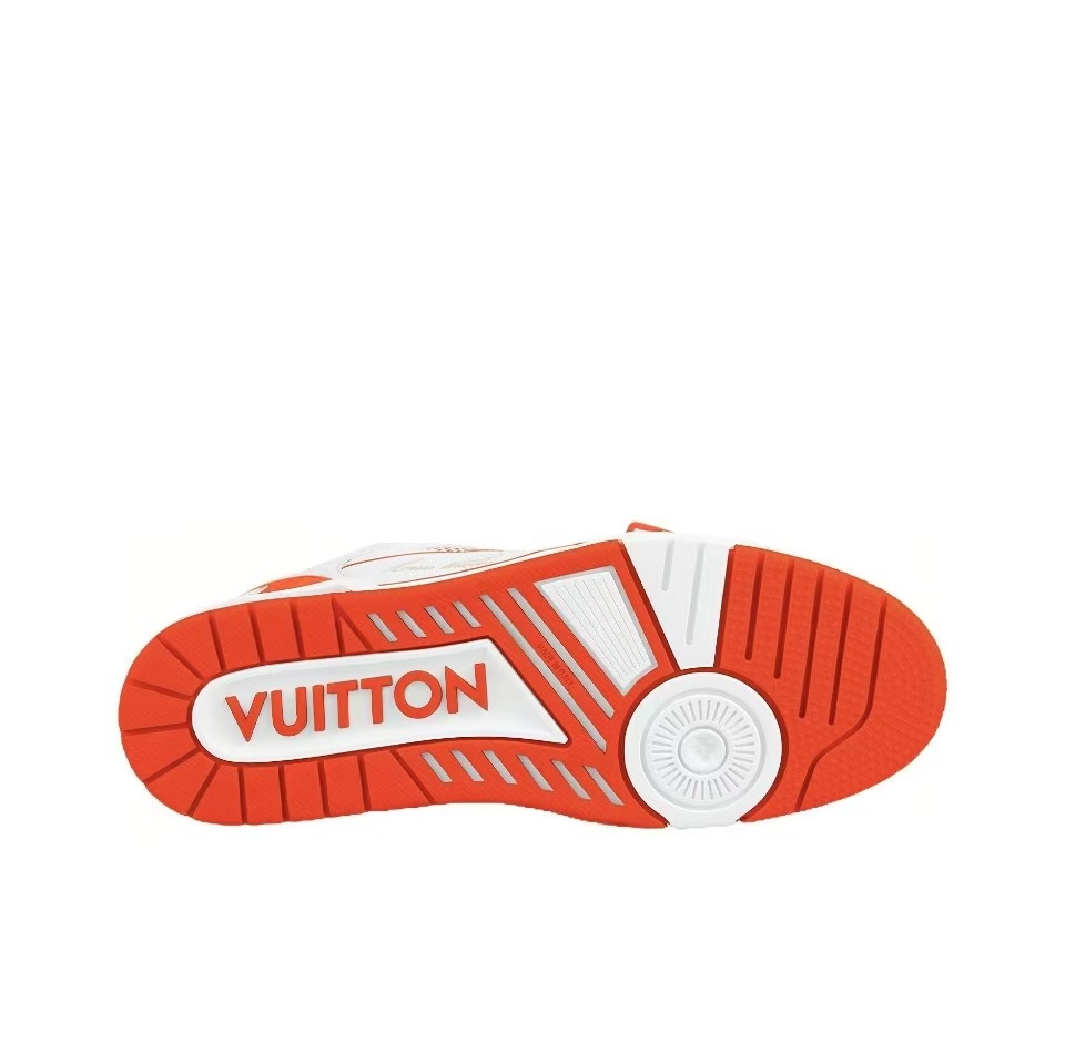 LOUIS VUITTON Trainer Orange and White