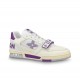 LOUIS VUITTON Trainer White and Purple