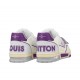 LOUIS VUITTON Trainer White and Purple