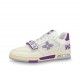 LOUIS VUITTON Trainer White and Purple