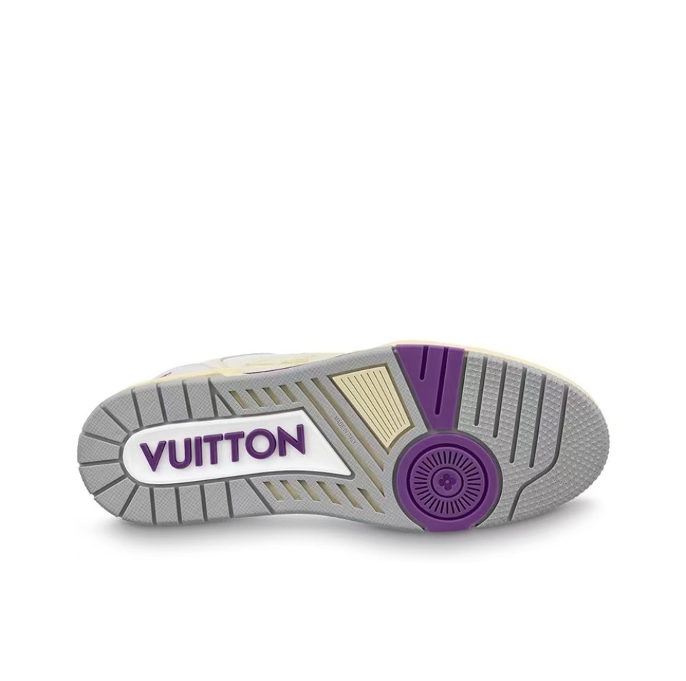 LOUIS VUITTON Trainer White and Purple