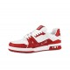 LOUIS VUITTON Trainer Red and White